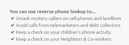 free reverse cell phone lookup white pages
